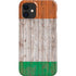 Ireland Flag Dark Wood iPhone 12 Mini Lite Case